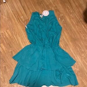 Umgee Teal Mini Dress new medium